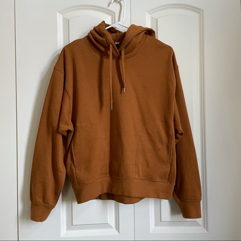 Uniqlo mustard yellow/orange hoodie size medium